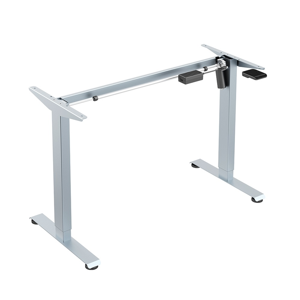 Fábrica Jiecang Metal Altura Oficina Ajustar Sentado Escritorio Computadora Escritorios de Pie Ajustables