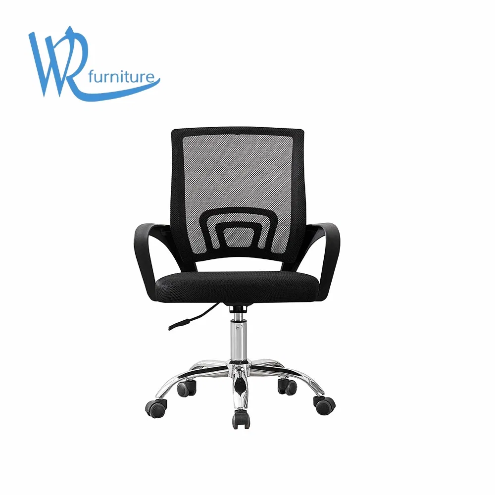 Silla de oficina de malla alta, cómoda, giratoria, sillas para visitantes, muebles de oficina