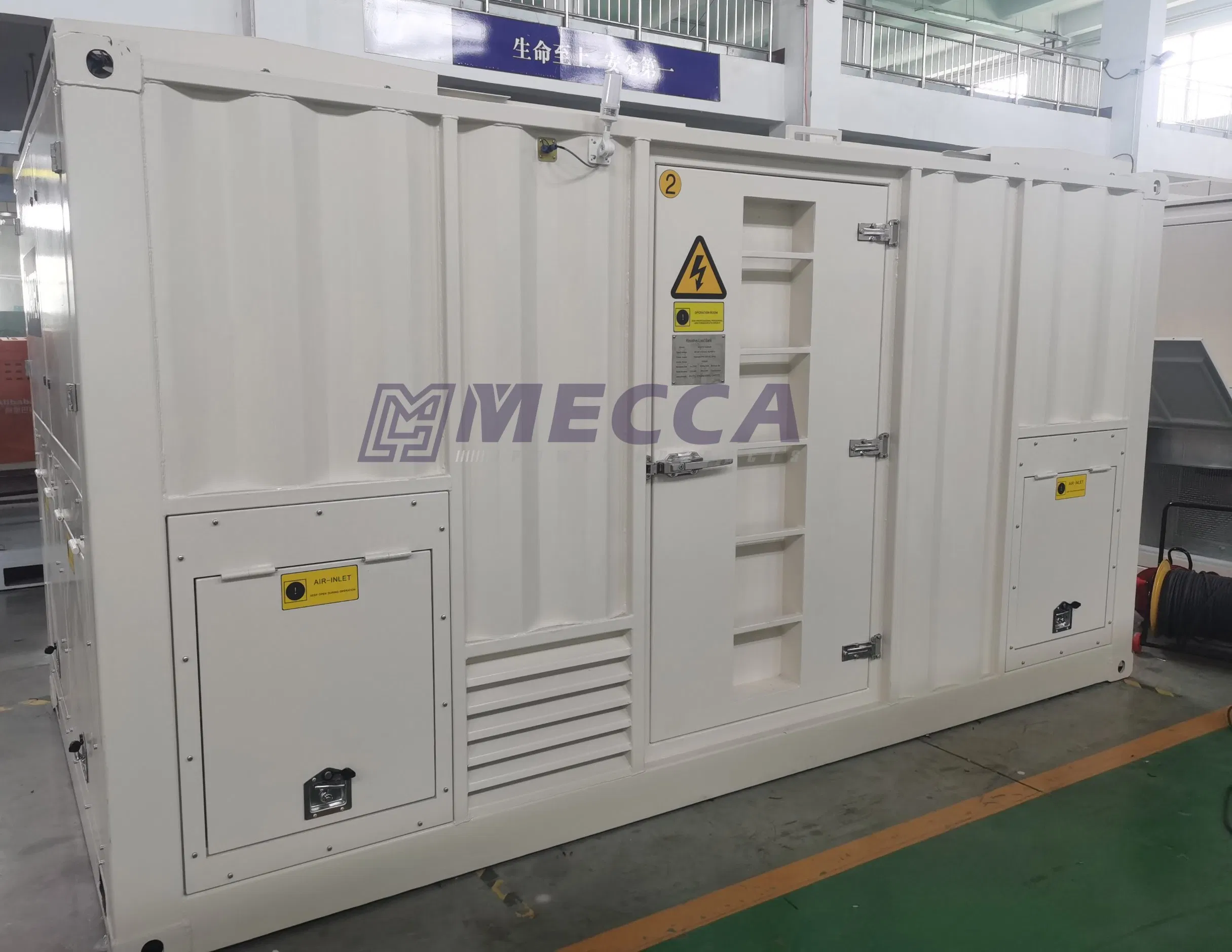 AC400V Banco de Carga Contenerizado 1MW 1300kw 1500kw Tipo Resistivo para la Estabilidad de la Red Eléctrica