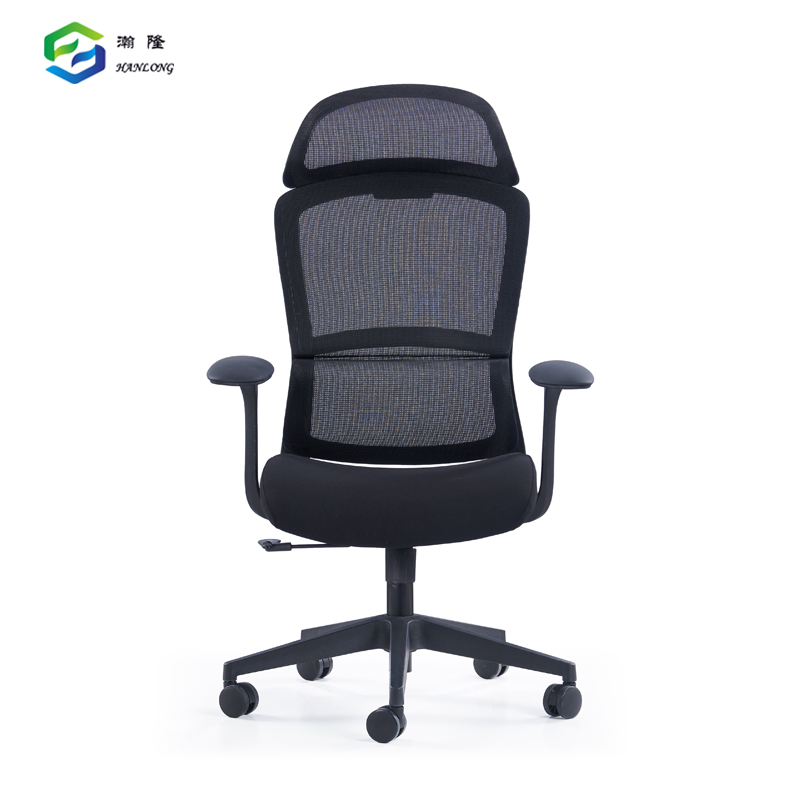 Gerente de Fabricante de China Muebles Silla Ejecutiva Ergonómica de Malla Negra Giratoria Ajustable para Oficina