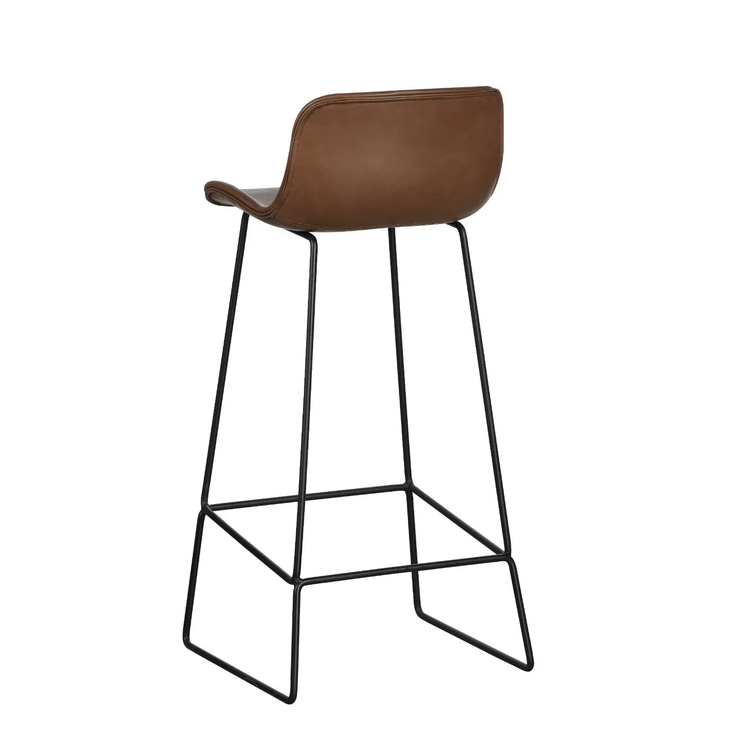 Taburete de bar al por mayor con base negra ideal para bares, clubes y como silla de bar en casa
