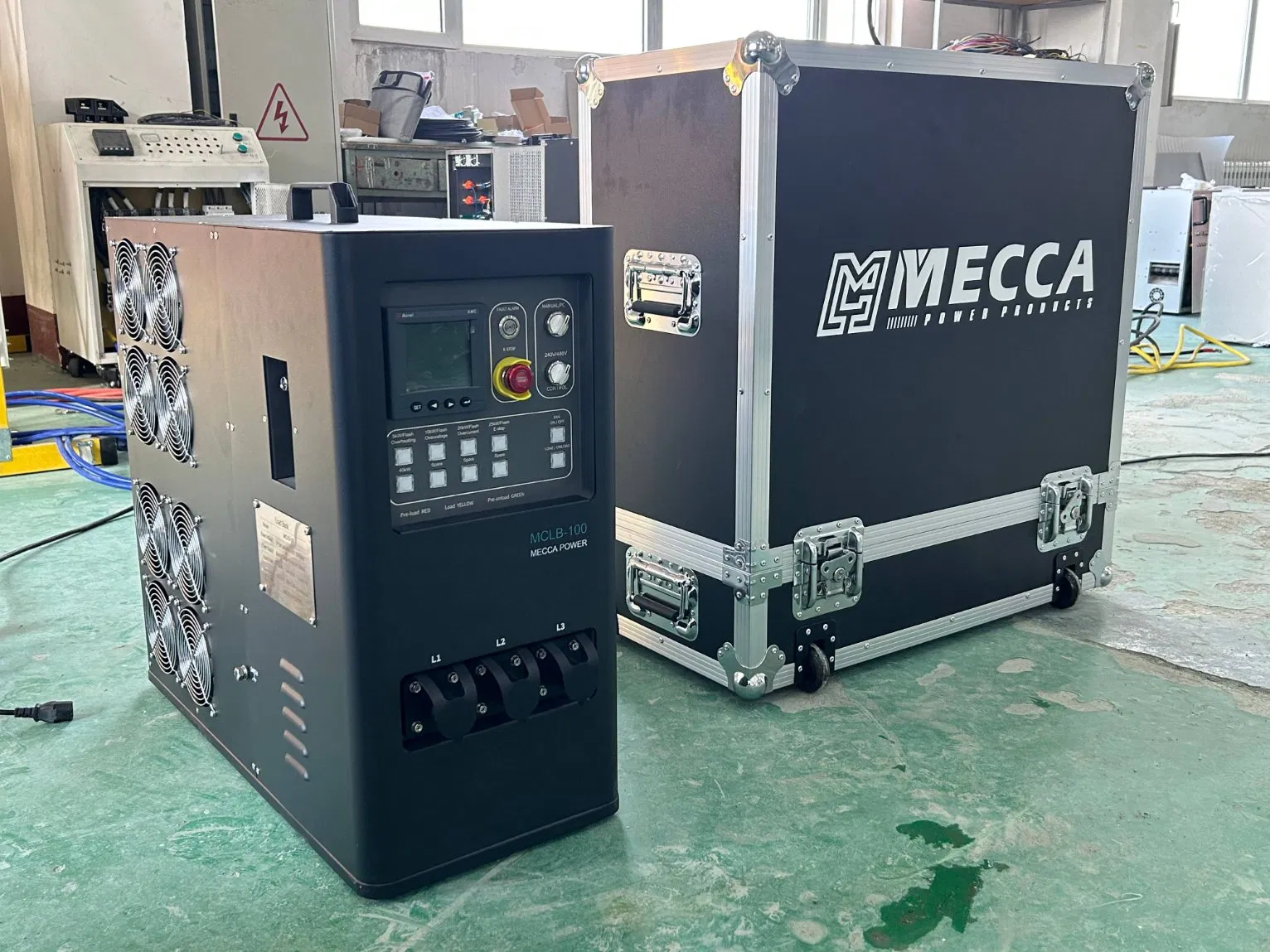 AC240V 480V Doble Voltaje 100kw Banco de Carga Resistivo Tipo Portátil para Pruebas de Generador/UPS