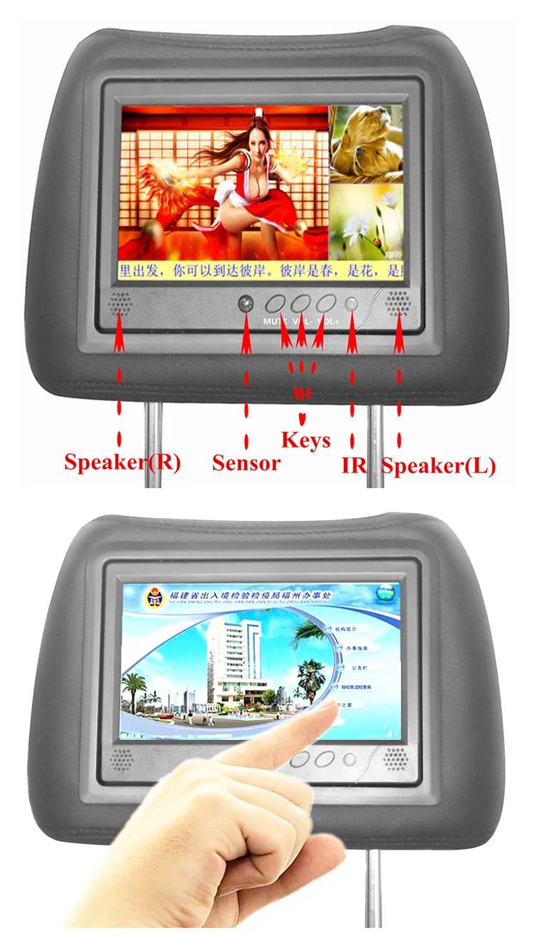 Taxi Headrest Advertising 2