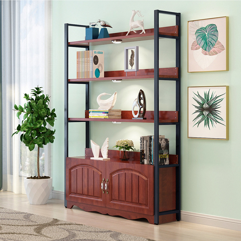 Estante de libros de madera moderna para oficina, soporte para plantas, estante de utilidad 8-Tier estante de pie para la sala de estar