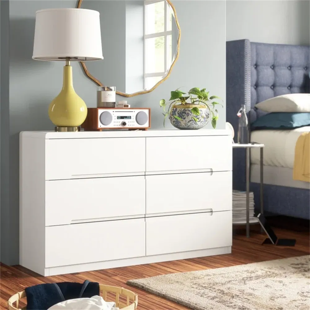 Mueble de almacenamiento para sala de estar, cómoda, mesa, baúl de madera, cajonera nórdica