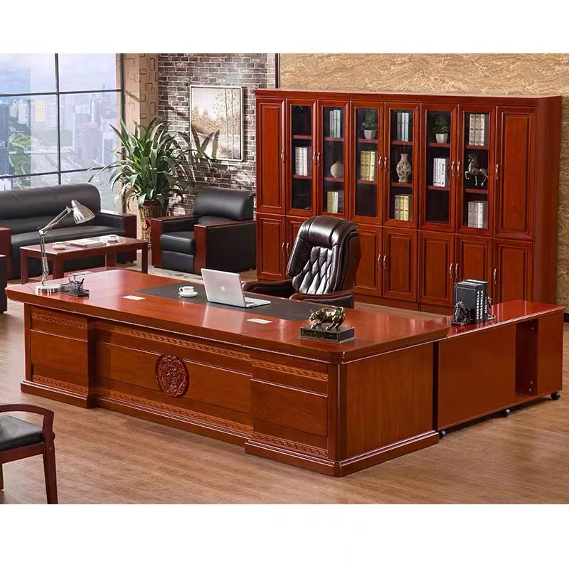 Fábrica de Muebles de Oficina Escritorio de Oficina de Lujo Escritorio Ejecutivo de MDF para Jefes