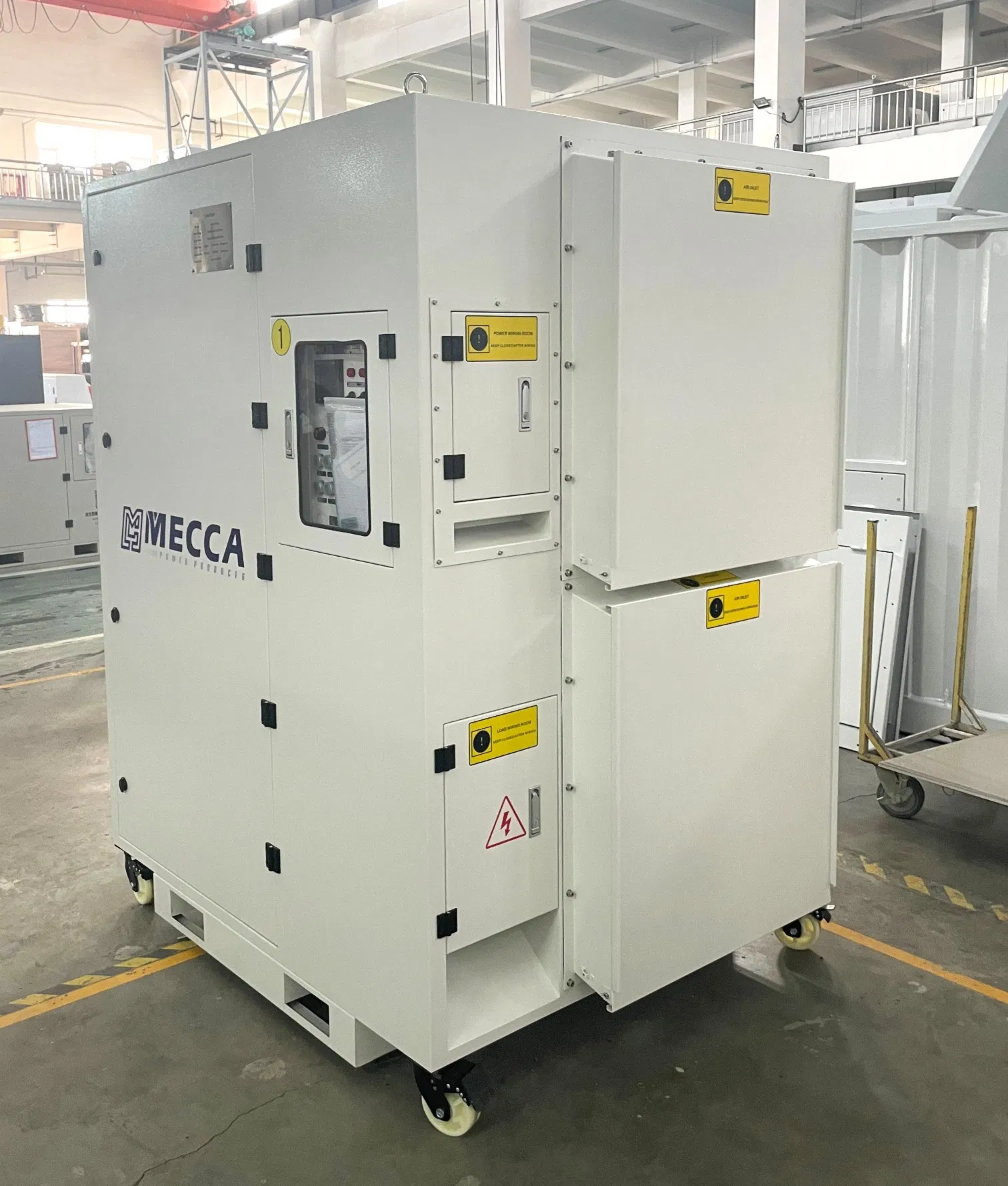 Banco de Carga Resistivo AC Mecca 500kw 1000kw 1500kw 1MW 2MW 3MW 5MW Contenedor para Uso Exterior Banco de Carga para Generador/UPS/Red Eléctrica