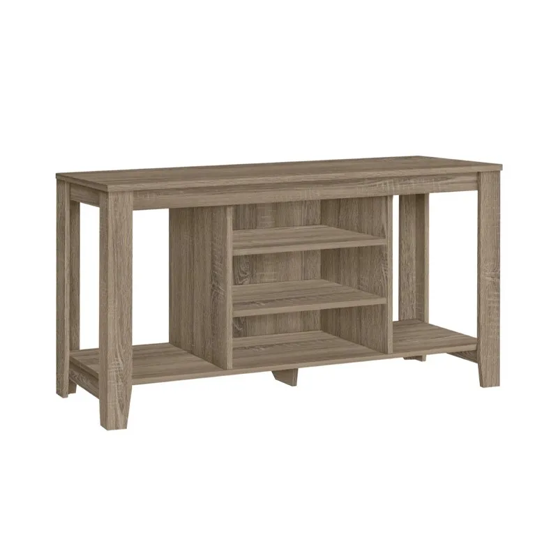 Centro de entretenimiento de madera elegante