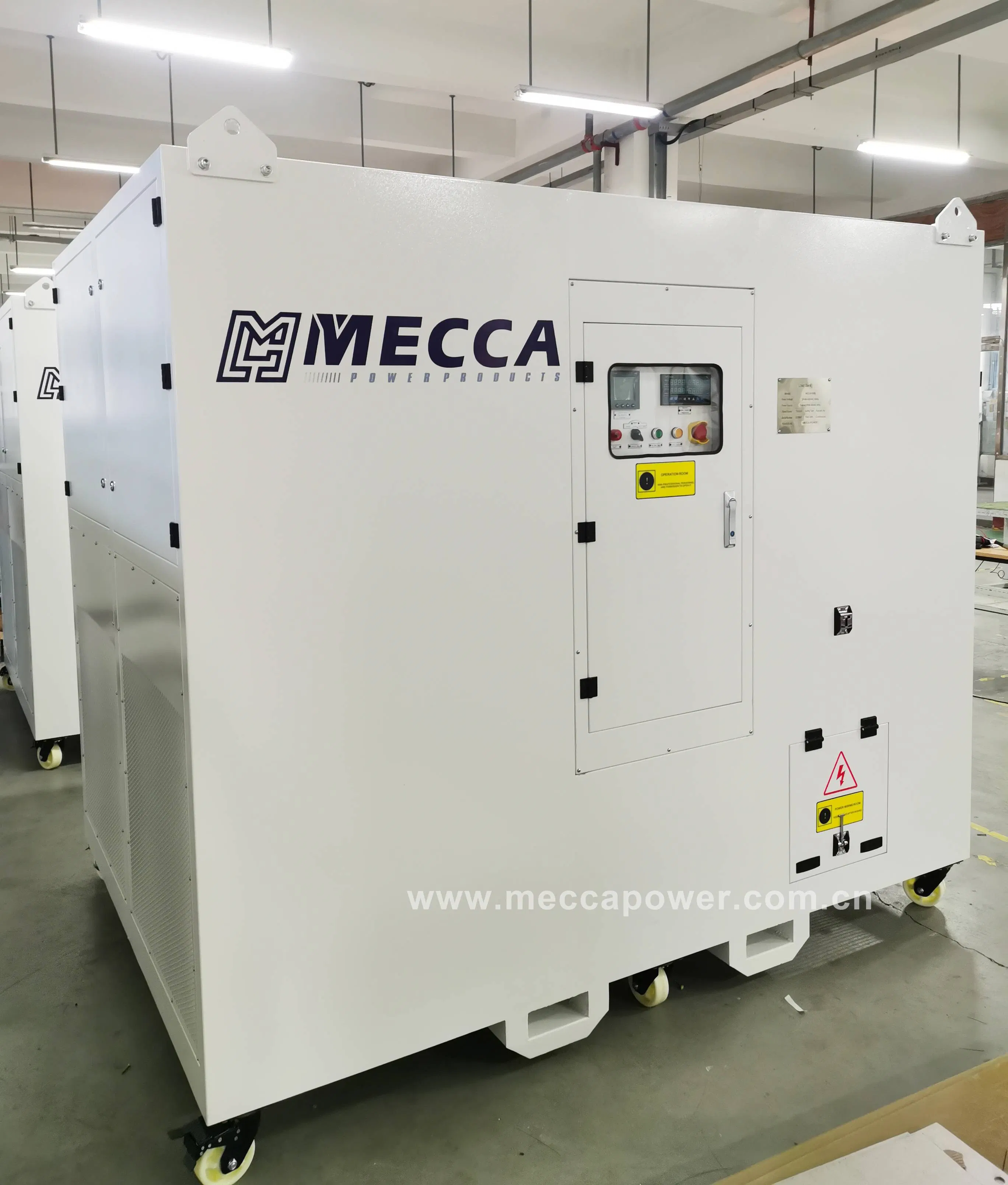 Banco de Carga Resistivo AC Mecca 500kw 1000kw 1500kw 1MW 2MW 3MW 5MW Contenedor para Uso Exterior Banco de Carga para Generador/UPS/Red Eléctrica