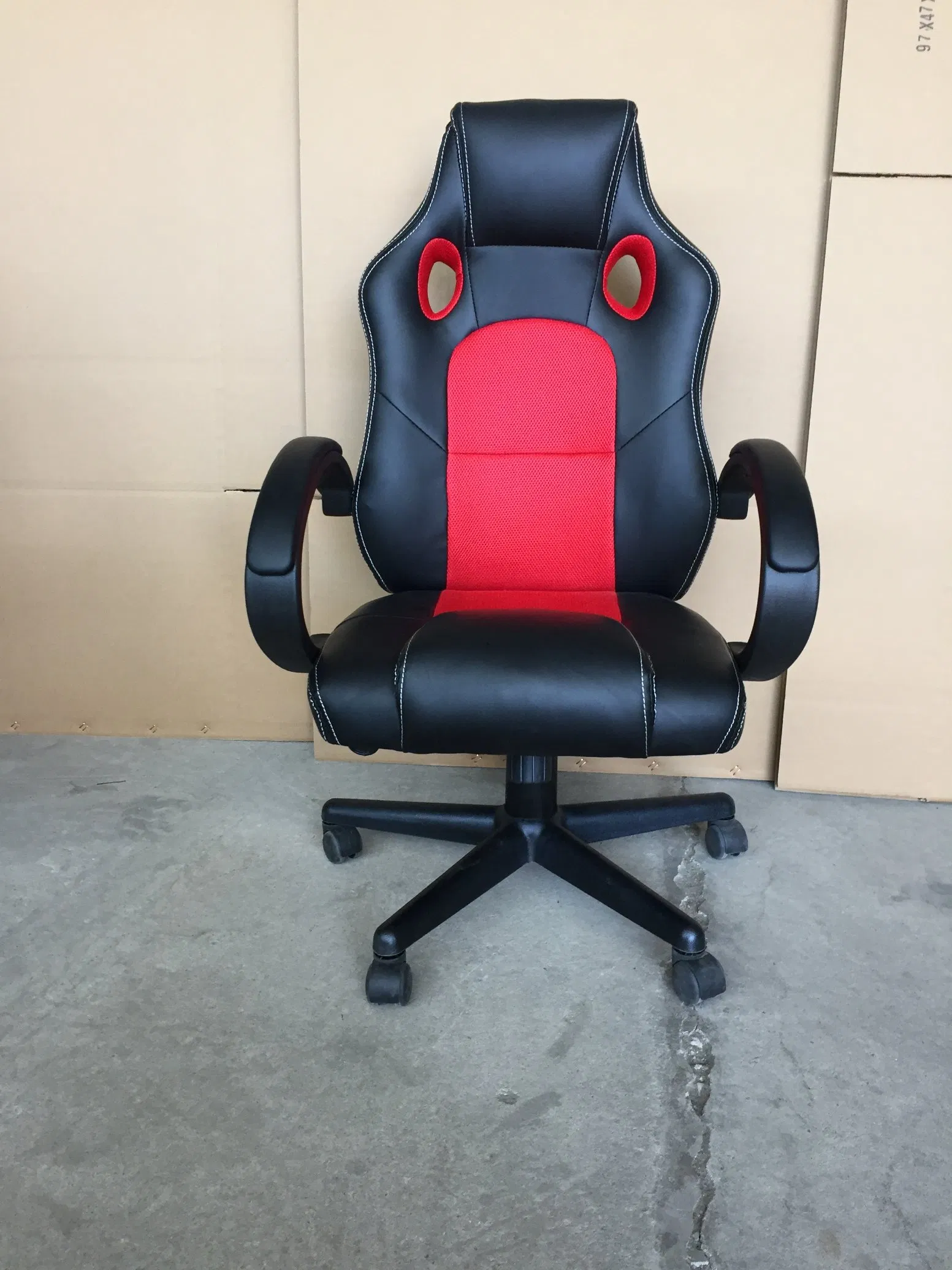 Silla de oficina de cuero moderna para juegos