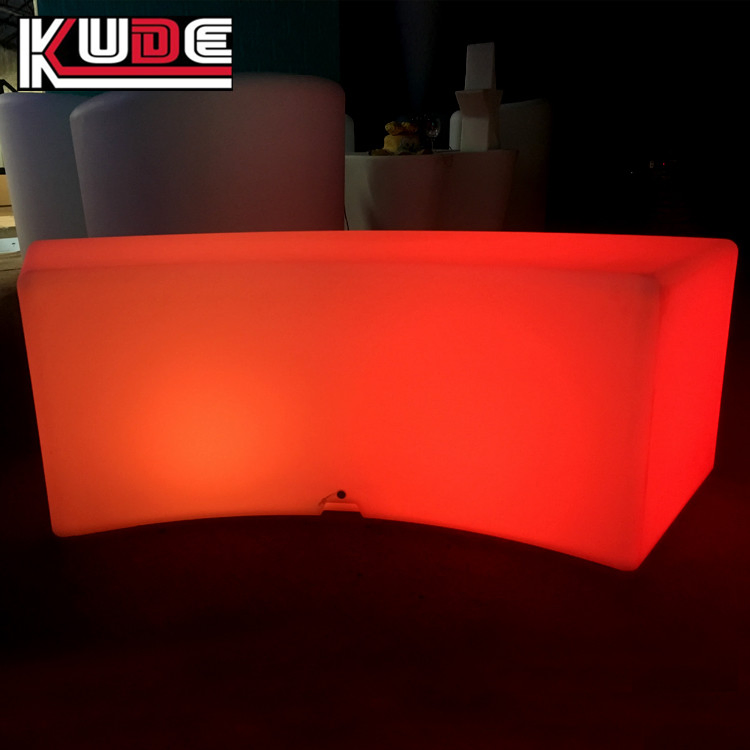 Silla de banquete luminosa taburete de bar con cambio de color