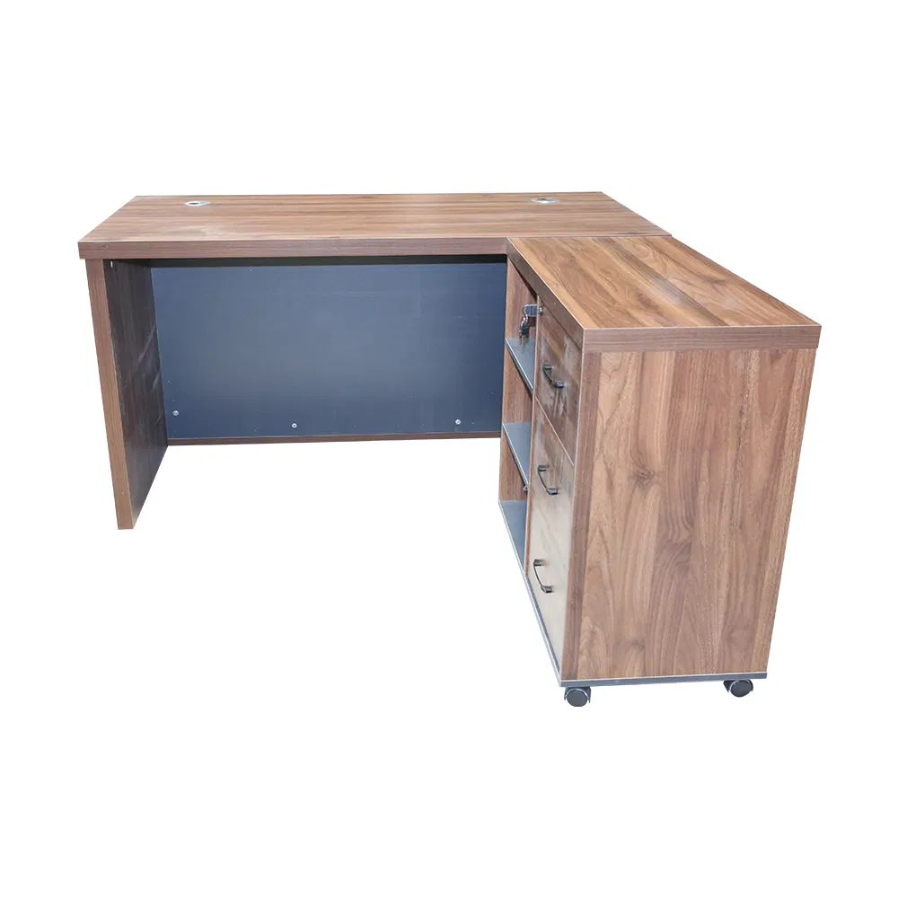Muebles de oficina comerciales de diseño moderno de madera, mesa de lujo para director, CEO, jefe, gerente, escritorio ejecutivo