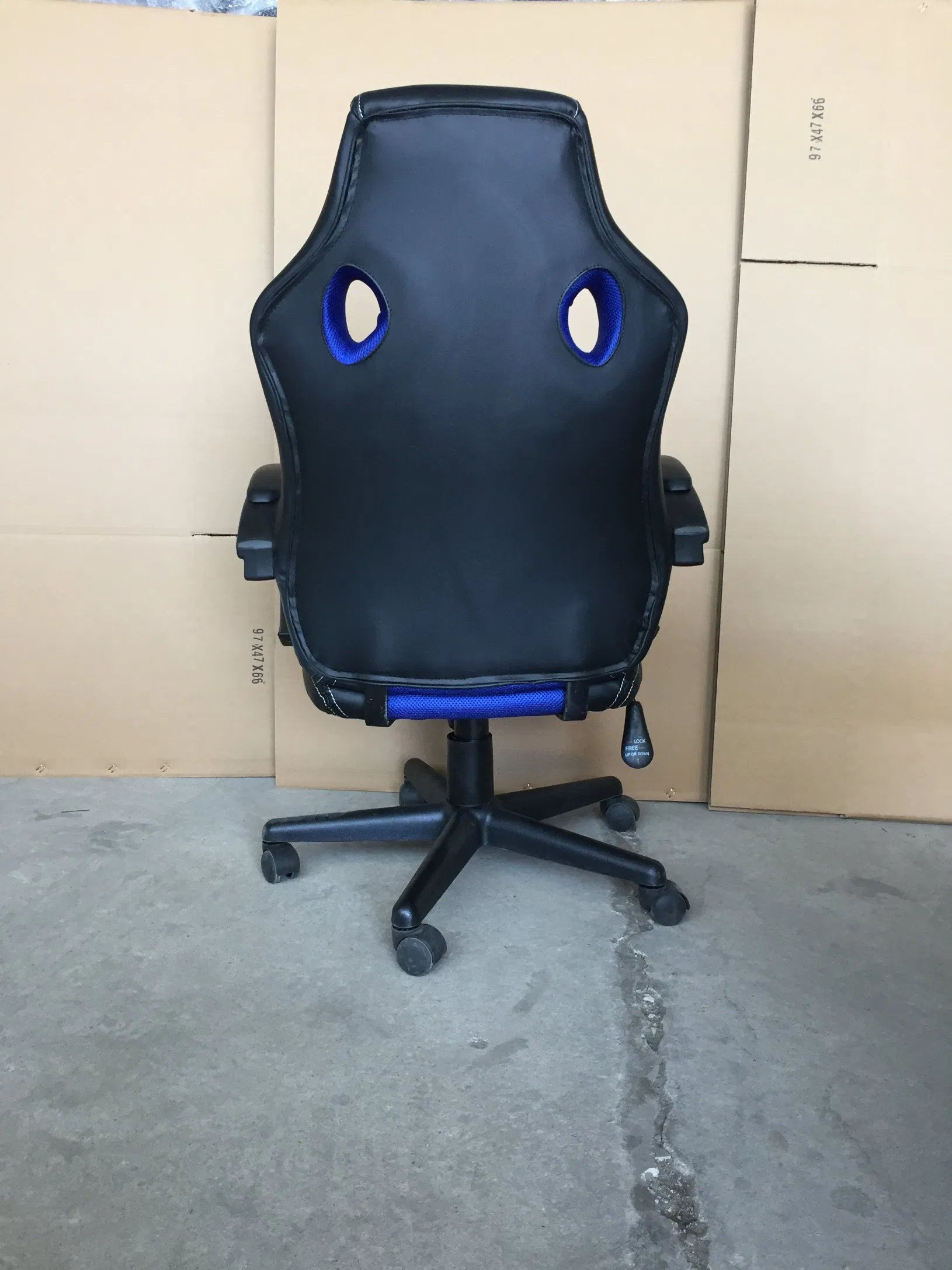 Silla de oficina de cuero moderna para juegos