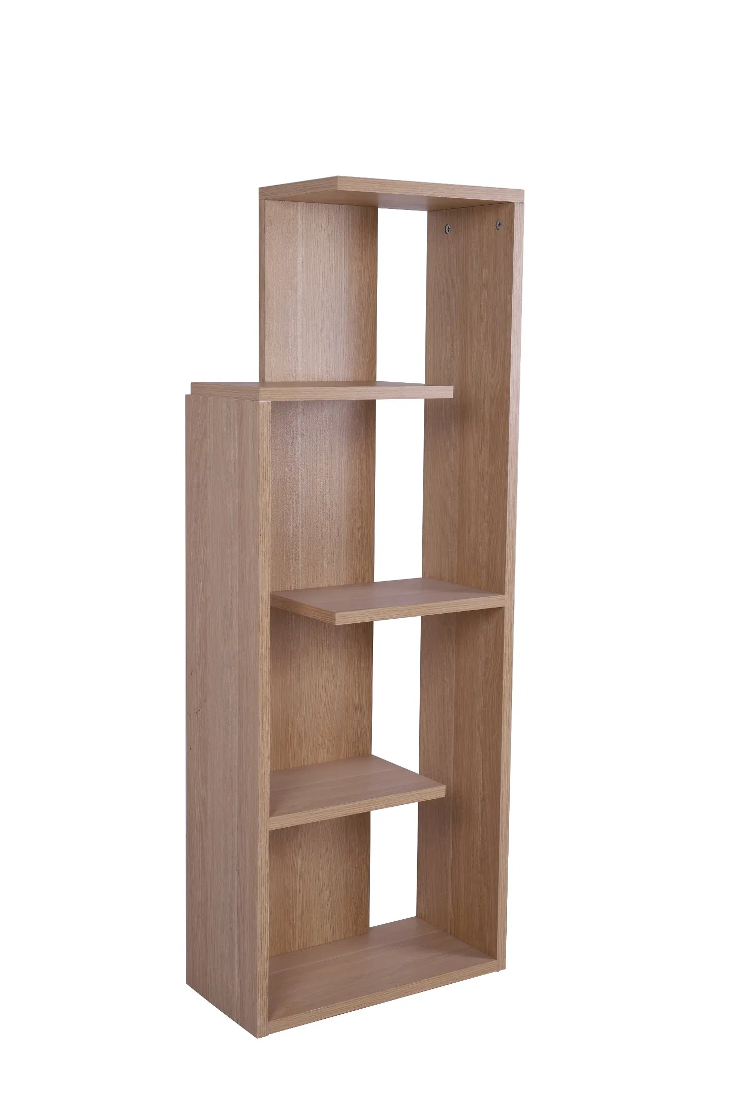 Estante de almacenamiento, estantería de madera en forma de escalera