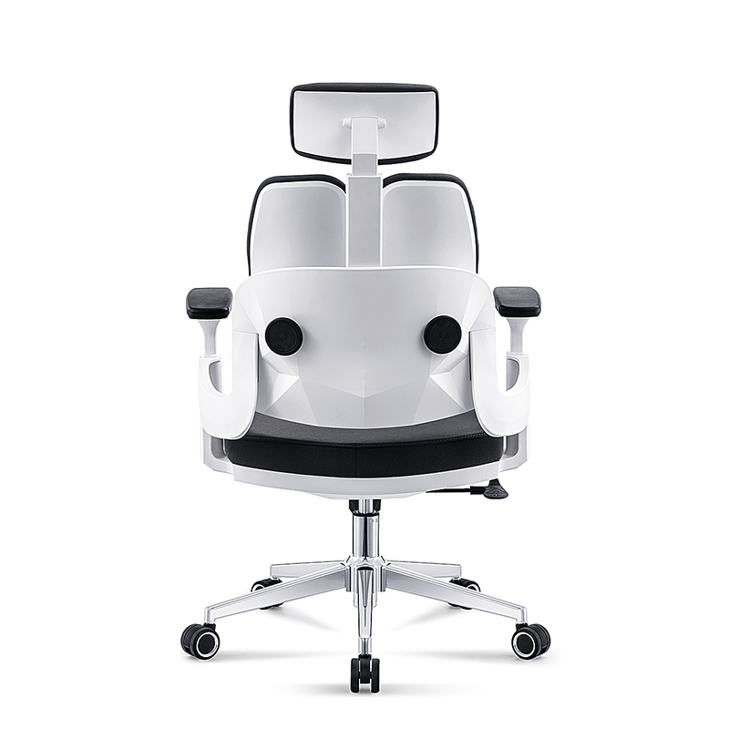 Silla ergonómica de oficina en casa con respaldo doble adaptable de muebles modernos