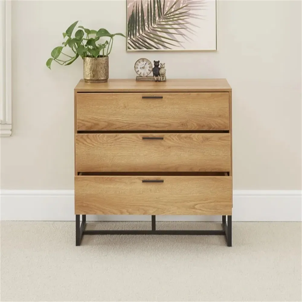 Muebles de sala de estar y dormitorio modernos, mesa de noche, cómoda, cajonera