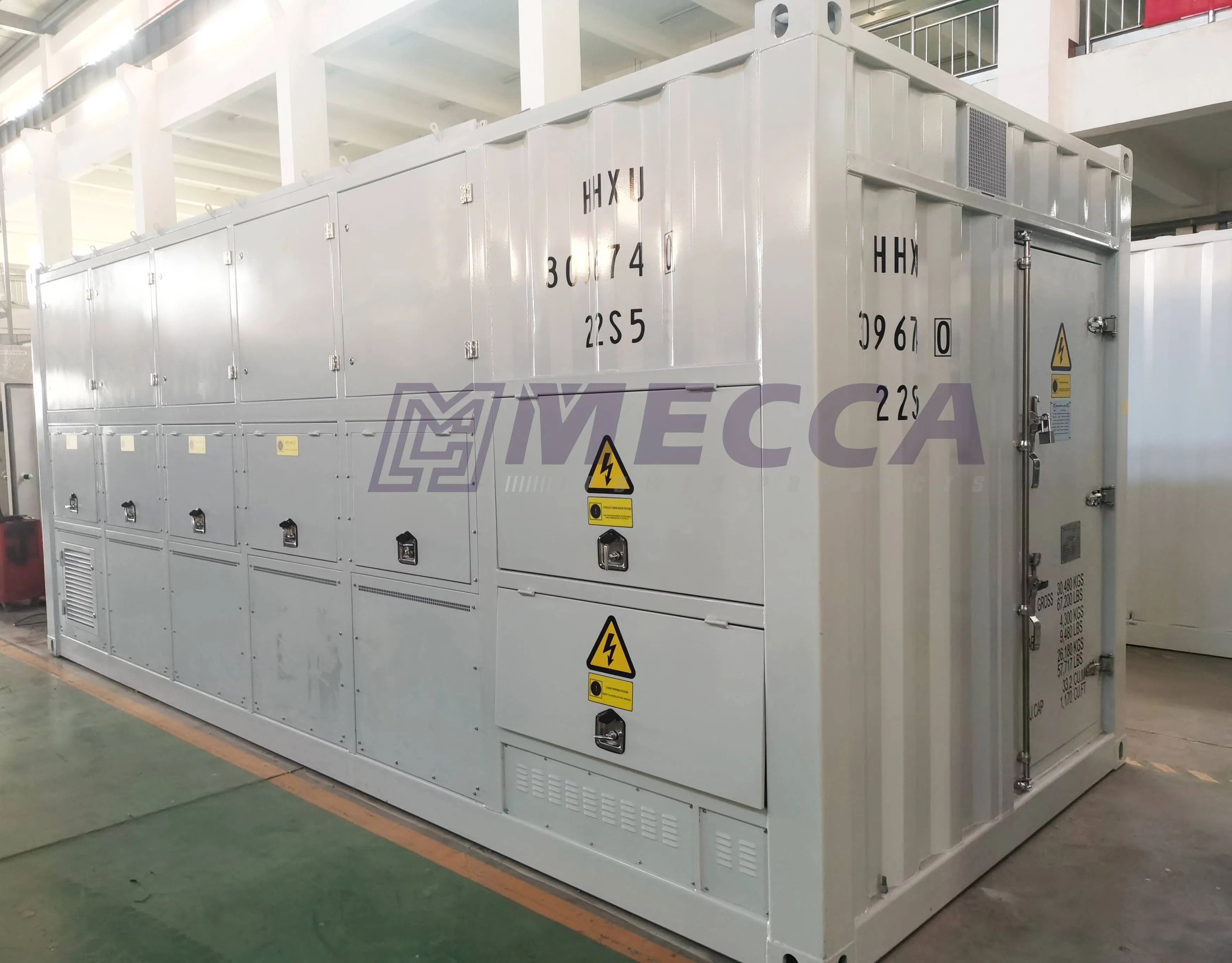Contenedor a Prueba de Clima Tipo 2000kVA 2500kVA 3000kVA Banco de Carga Resistivo Inductivo para Centro de Datos
