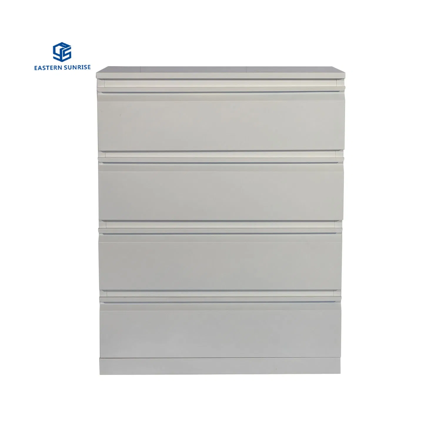 Cajonera 4 Armario de Almacenamiento para Dormitorio Blanco