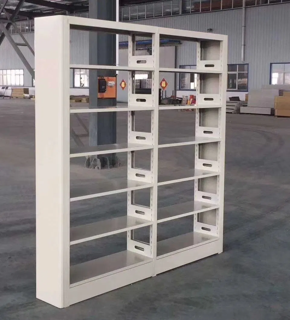 Estantería de metal y madera personalizada para muebles de oficina en casa y biblioteca escolar