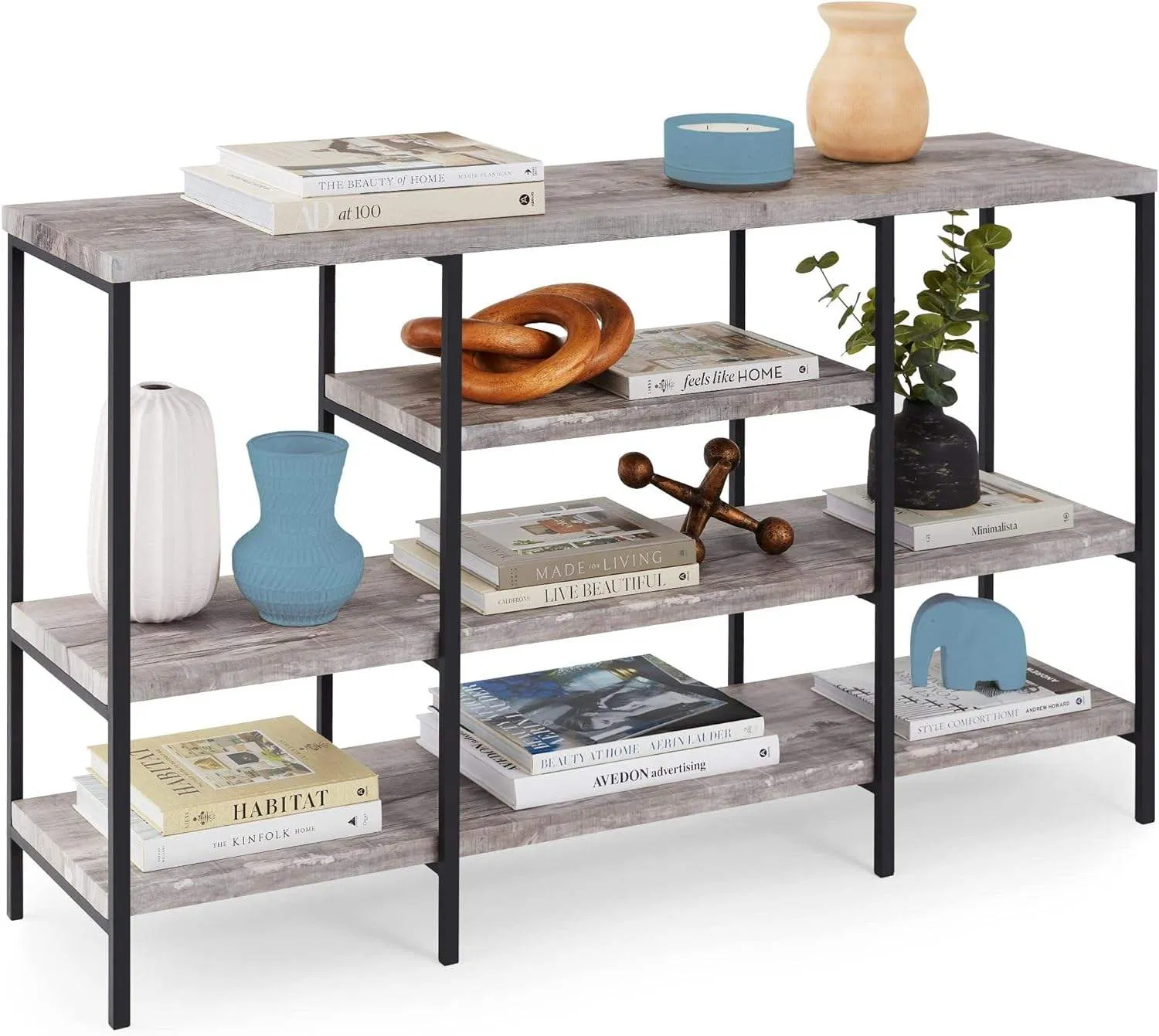 Mesa Consola Elegante para Sala de Estar para Exhibición y Decoración
