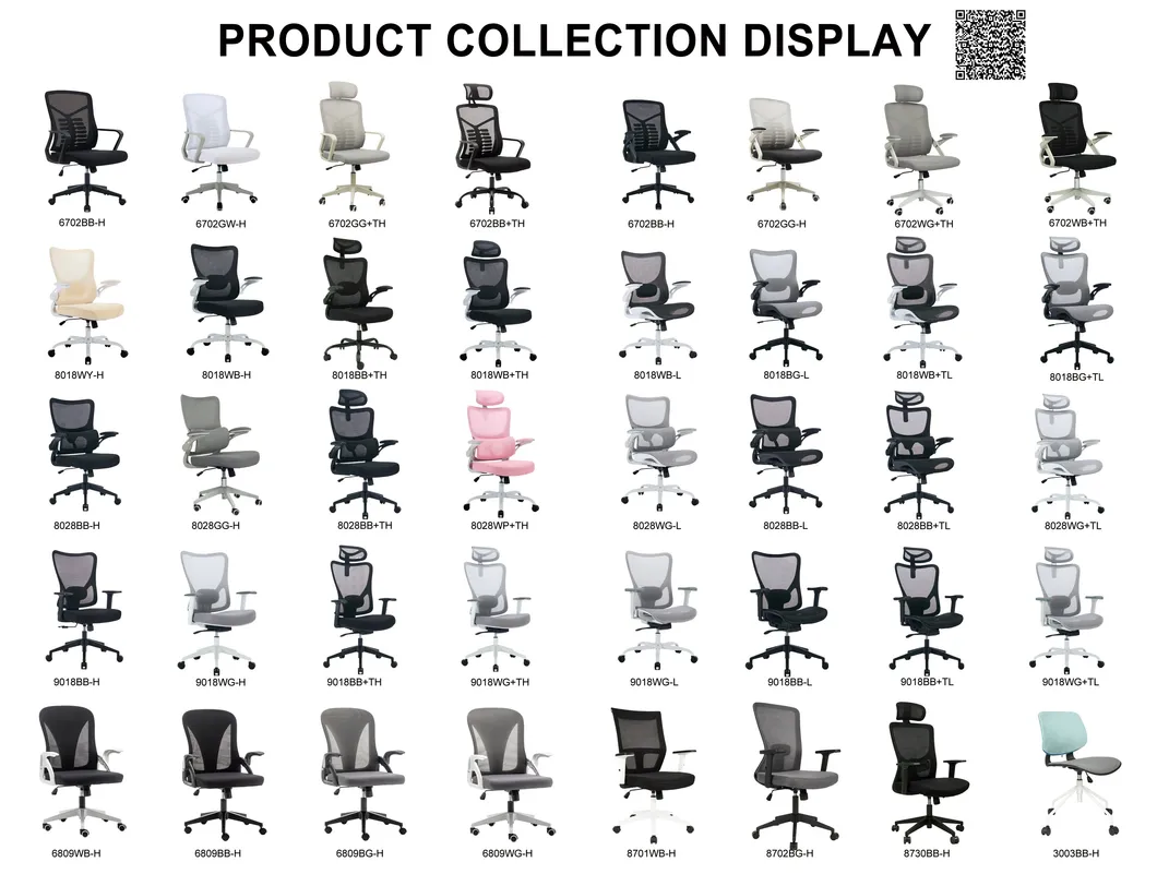 Mueble ergonómico, escritorio ajustable para computadora, silla de oficina con respaldo alto de malla para juegos