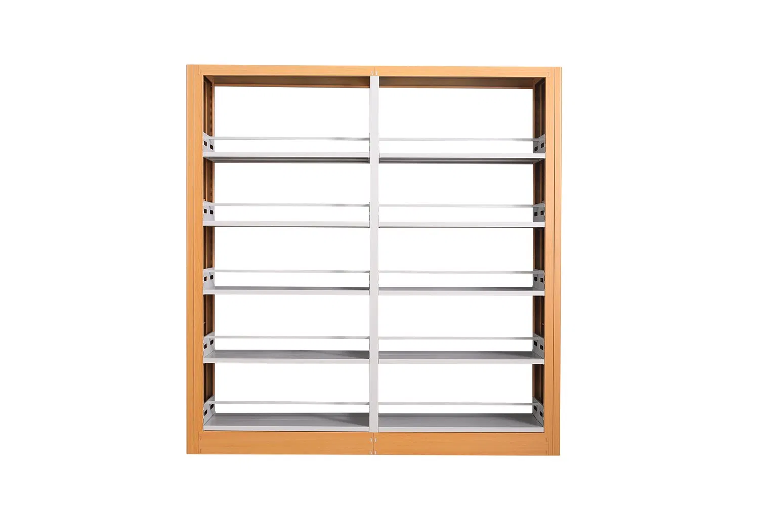 Estante de libros creativo y simple para el suelo, con almacenamiento de libros de un solo lado y doble lado 5 estantes para libros