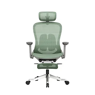 Silla de oficina ejecutiva ergonómica ajustable con malla y giro