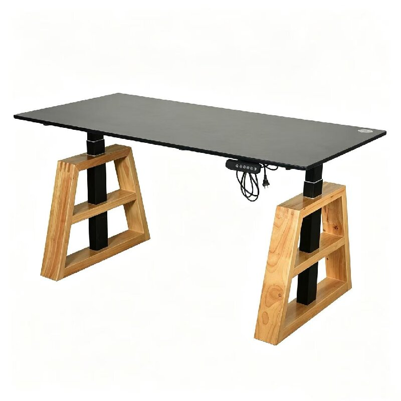 Escritorio de pie eléctrico ajustable marca Dafengche 1400mm X 600mm