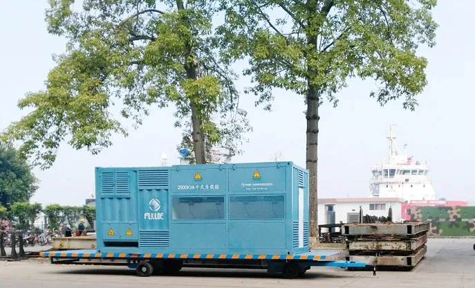 Banco de carga containerizado controlado de forma remota