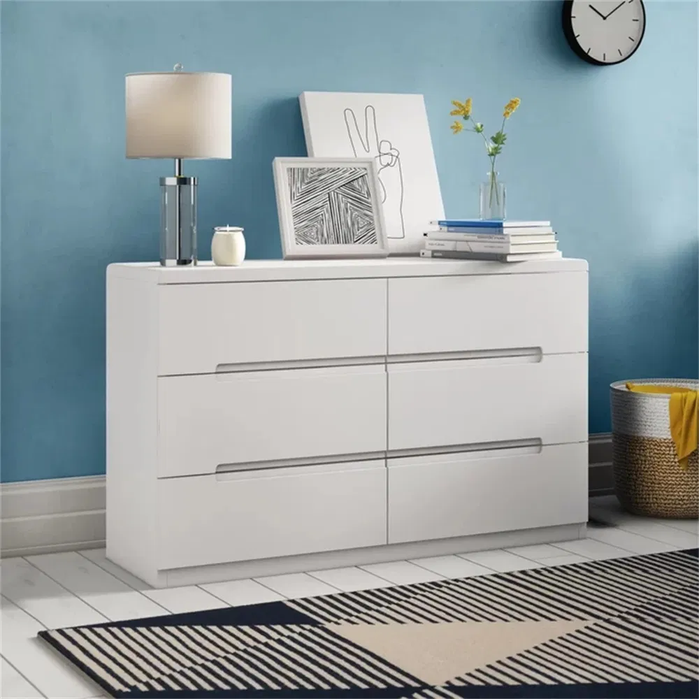 Mueble de almacenamiento para sala de estar, cómoda, mesa, baúl de madera, cajonera nórdica