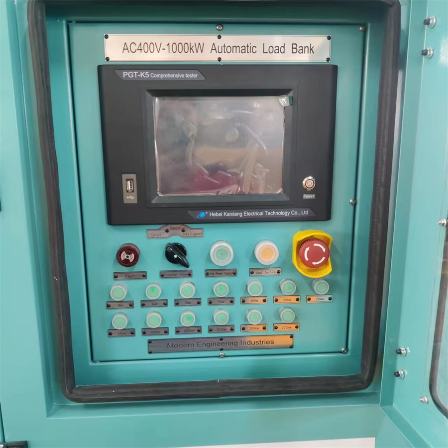 AC400V-1000kw Sistema de Pruebas Inteligente para Banco de Carga de Generador