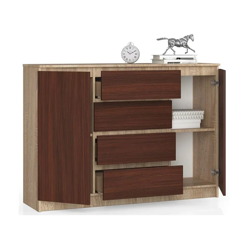 Mejor Vender Antiguo con 2 Puerta 4 Cajones Decora La Sala de Estar Buffet Aparador