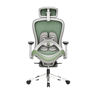 Silla de oficina ejecutiva ergonómica ajustable con malla y giro