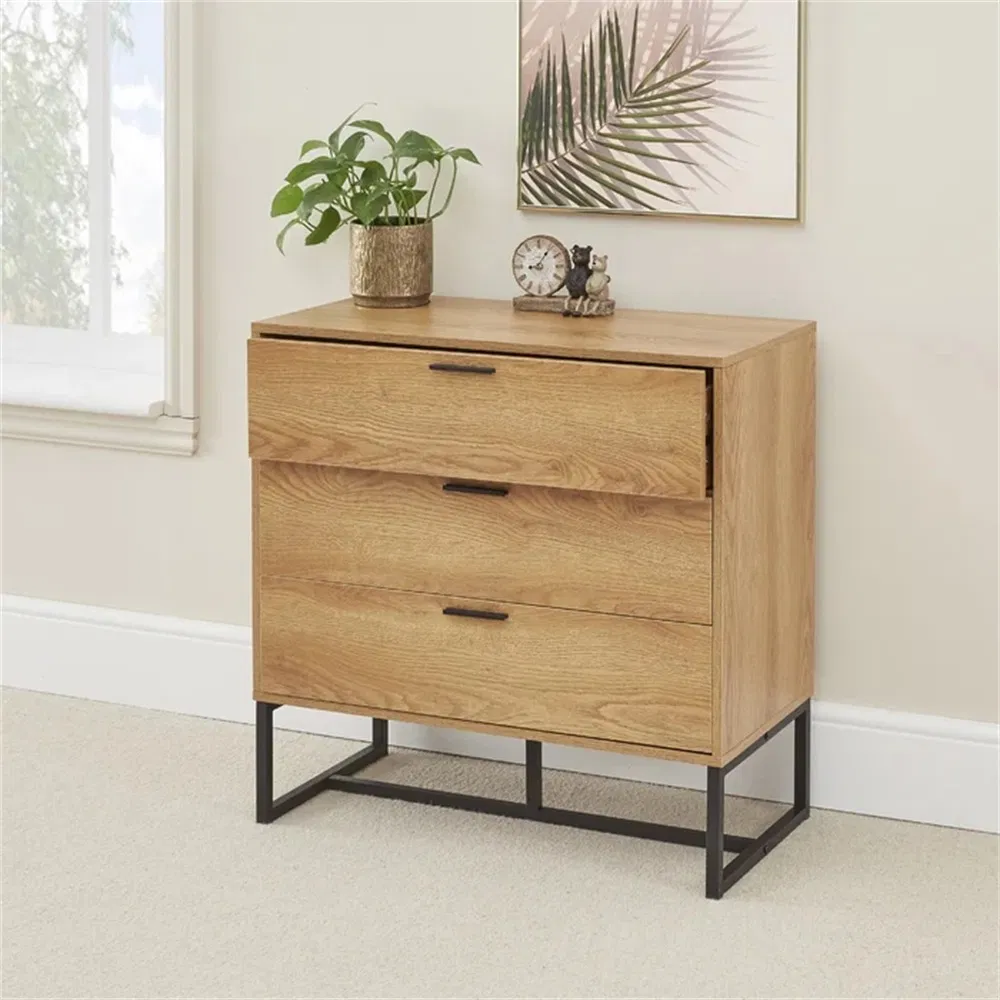 Muebles de sala de estar y dormitorio modernos, mesa de noche, cómoda, cajonera