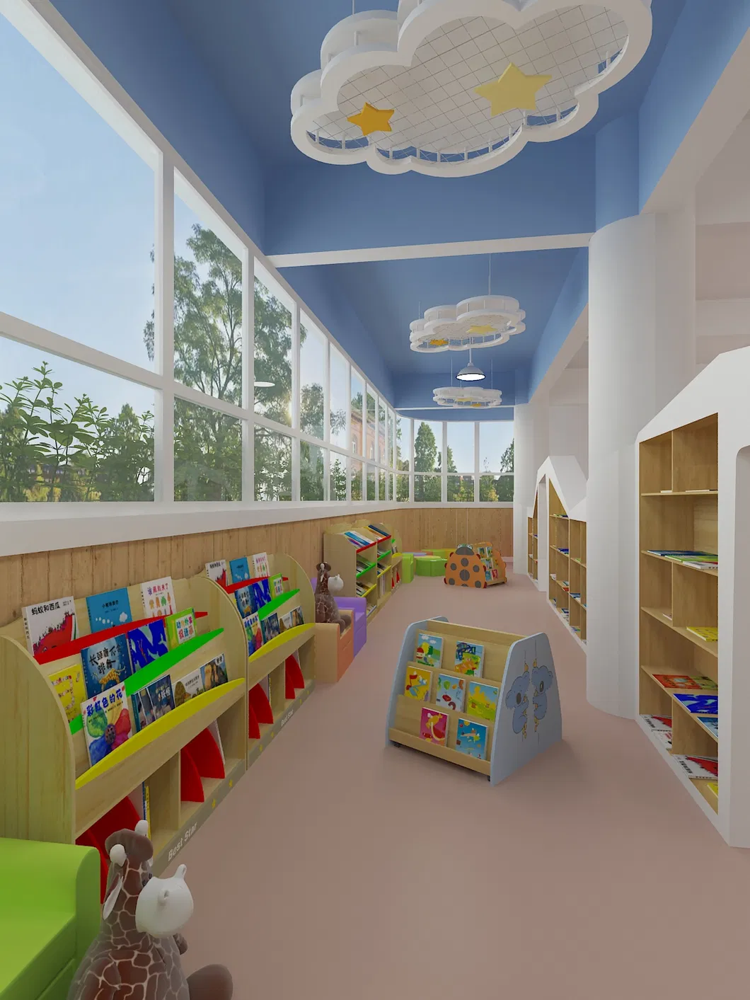 Diseño de biblioteca infantil