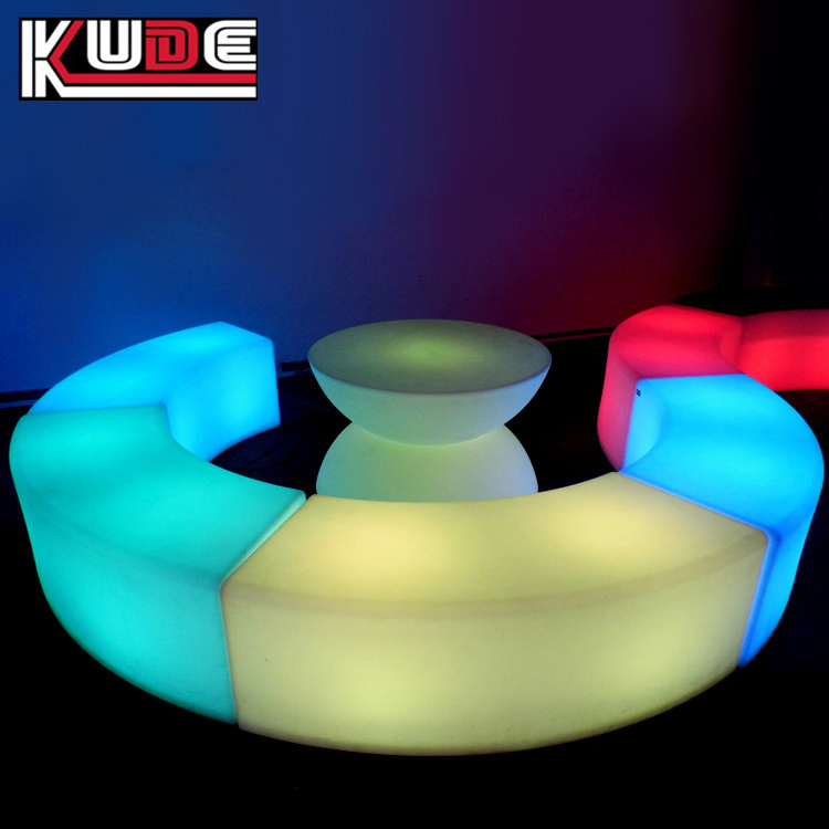Silla de banquete luminosa taburete de bar con cambio de color