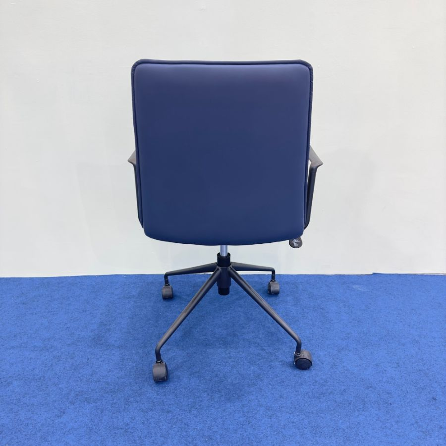 Sillas de oficina ergonómicas PU de diseño Yolanda disponibles al por mayor en China, oficina de Tianjin, color gris, MOQ 100PCS muebles de oficina