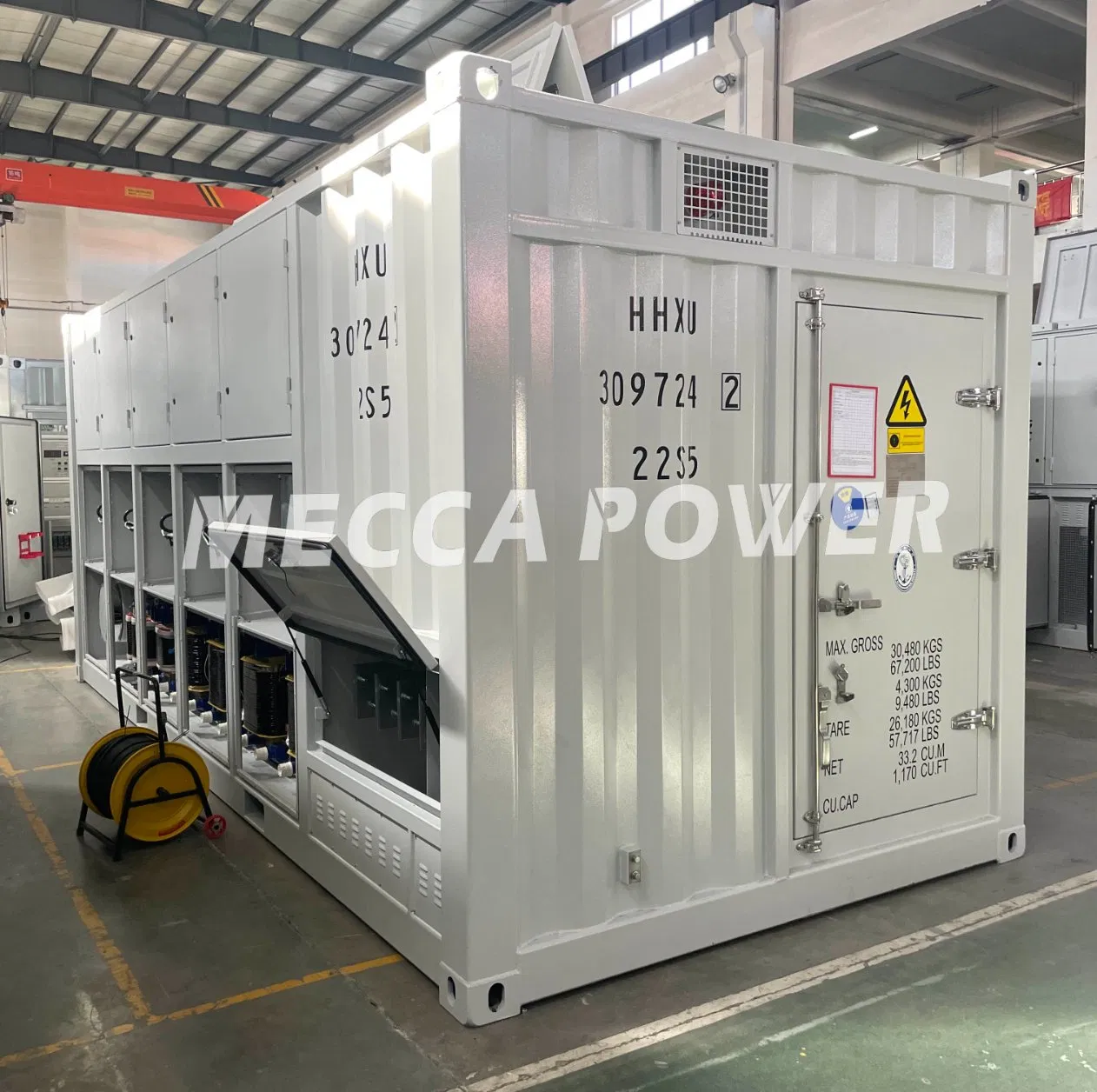 Contenedor a Prueba de Clima Tipo 2000kVA 2500kVA 3000kVA Banco de Carga Resistivo Inductivo para Centro de Datos