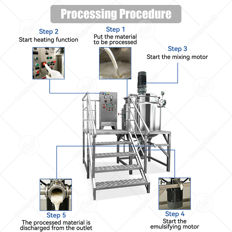 ORME Small Batch Cosmetic Beauty Cream Manufacturing Equipment Shampoo and Conditioner Make Machine