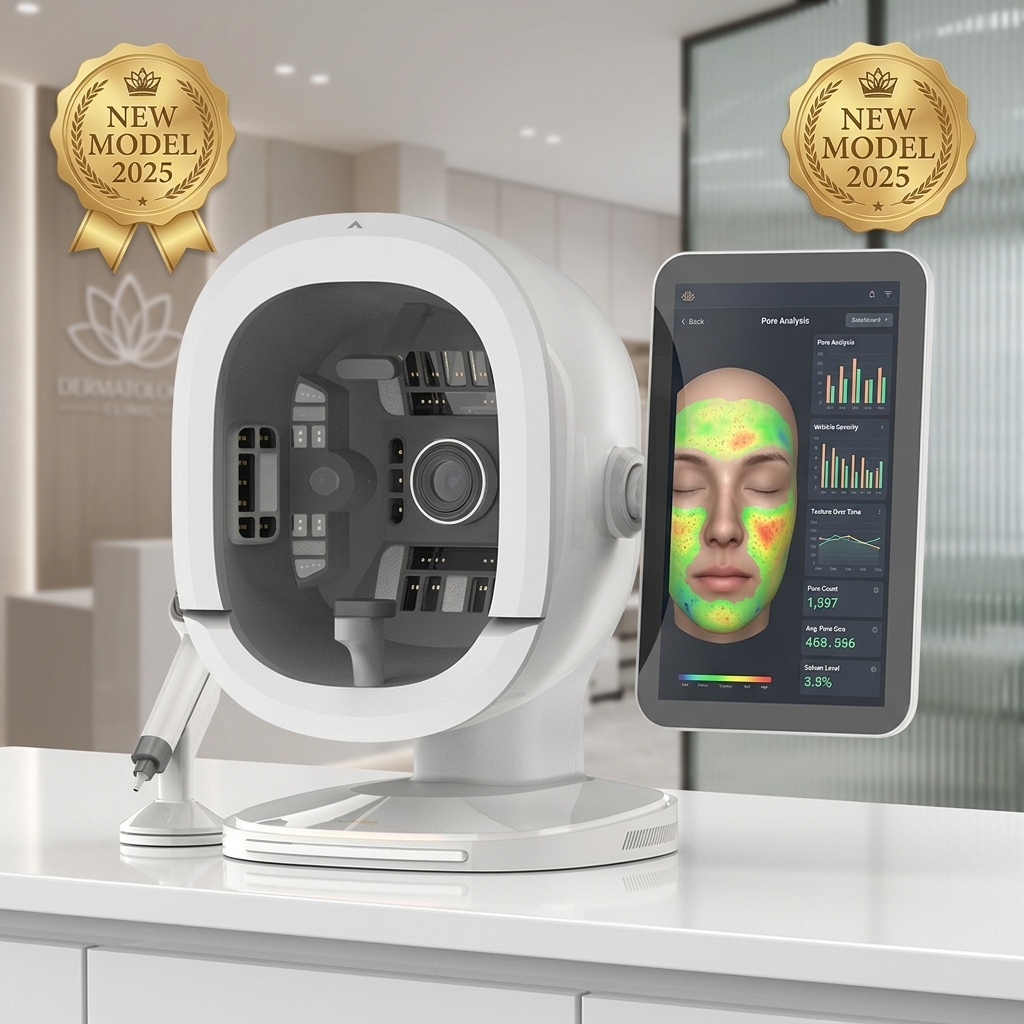 Direct Factory 3D AI Intelligent Face Analyzer Skin Analysis Machine with Android System Multi Language