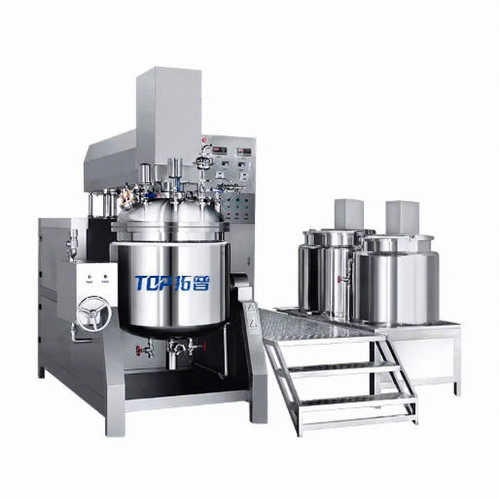 Customizable Vacuum Homogenizing Emulsification Mixer Cosmetic Skin Care Cream Manufacturing Equipment Lotion Mixer