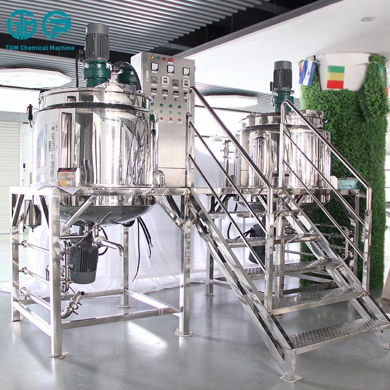 Custom Foundation Makeup Machine &amp; Cosmetic Manufacturing Equipment for Cream/Lotion