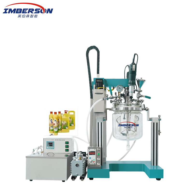 Vacuum Homogenizer Emulsifying Mixer 5L 10L 20L 30L High Speed Homogenizing Mill with PLC Control for Cosmetic Lotion Cream