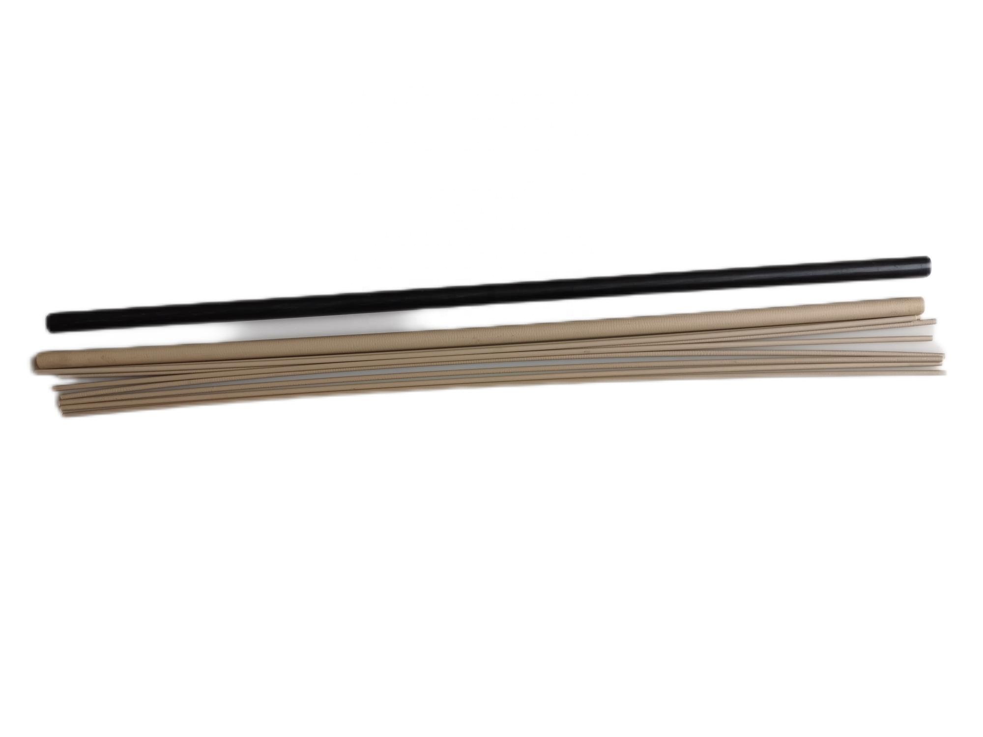 Pure GF30PEEK Rod Manufacturer Imported Fiber Reinforced PEEK Rod Food Grade Anti-Aging Fire Resistant Features for Industrial