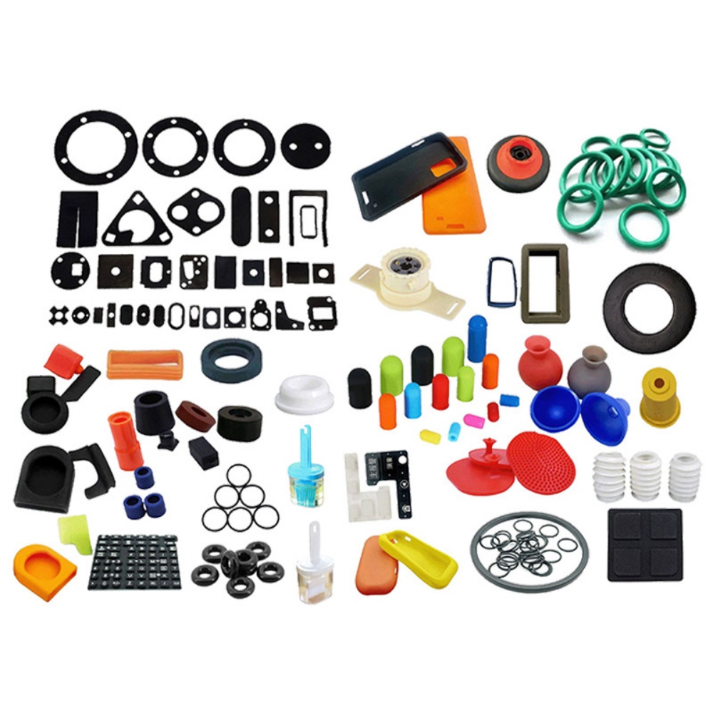 Custom Molded Rubber Special-shaped Parts Wear-resistant Anti-aging Rubber Components for Industrial &amp; Construction Equipment
