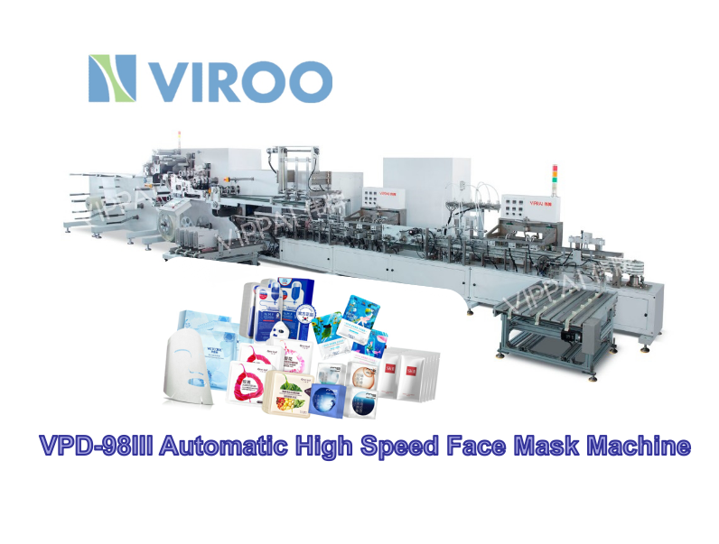 Full Automatic 3-step Skin Care Non-Woven Face Mask Production Line Making Machine
