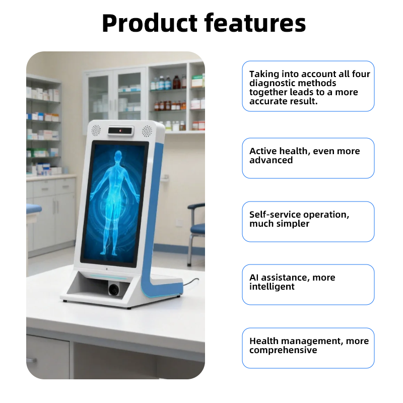 Smart TCM AI Self-Service Kiosk Four-Diagnosis Instrument Constitution Analyzer Commercial Health Testing Kiosk