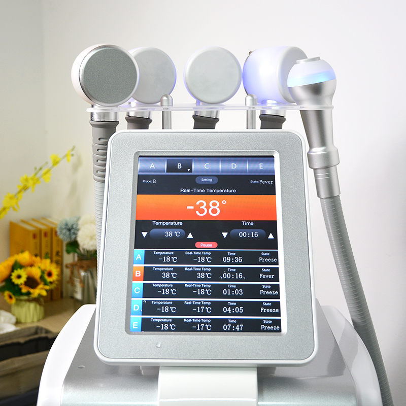 5 in 1 Beauty Machine Cryo Thermal Aesthetic Equipment Ice Face Body Facial Infrared Heating Sauna Blanket for Beauty Salon