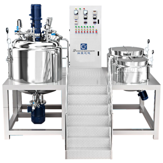 Vacuum homogenizing mixer