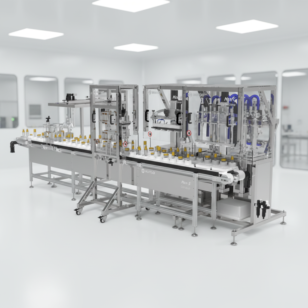 High Quality Semi-Automatic HUITUO Liquid/Lotion/Cream Filling Machine Production Line for Cosmetics